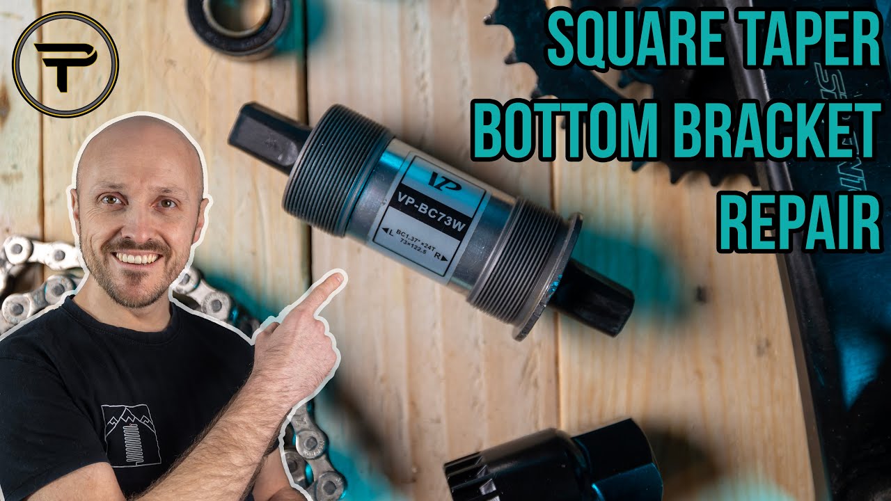 Simple 'basic tools' BSA Square Taper Bottom Bracket Repair