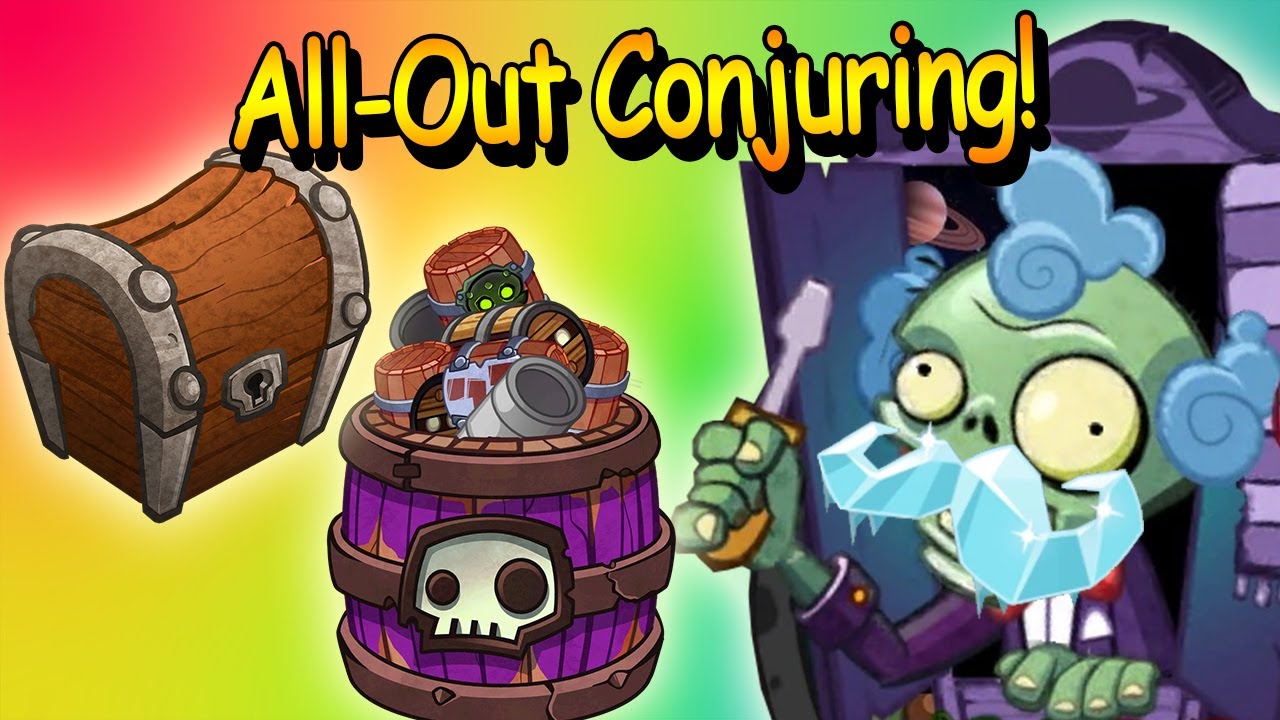 All-Out Conjuring Deck With Brain Freeze Is INSANE! ▌ PvZ Heroes