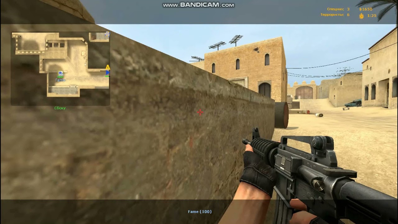 Counter Terrorists gameplay de dust 2 Fame M4 (Ukraine) 1 VS 3 clutch