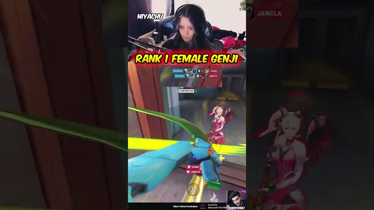 Rank 1 Female Genji Is Actually Insane! - Overwatch 2