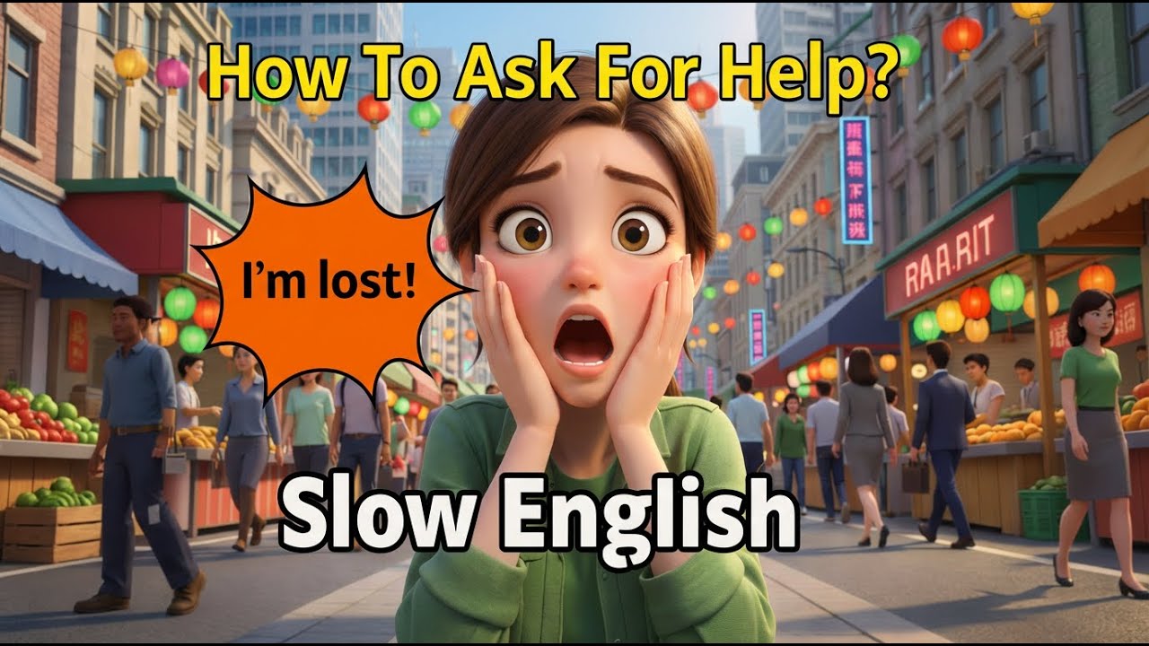 Lost in Bangkok Without a Phone 😱 | Slow English Story for Beginners