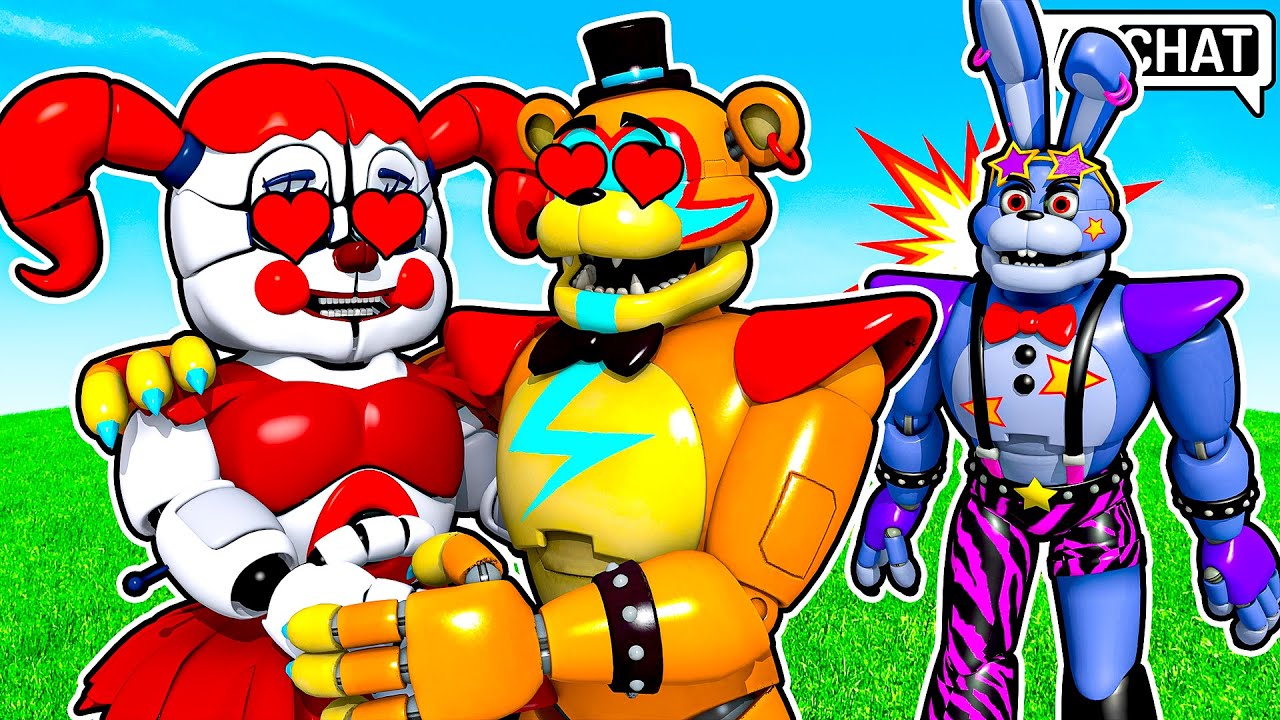 Glamrock Bonnie CONFRONTS Circus Baby in VRCHAT