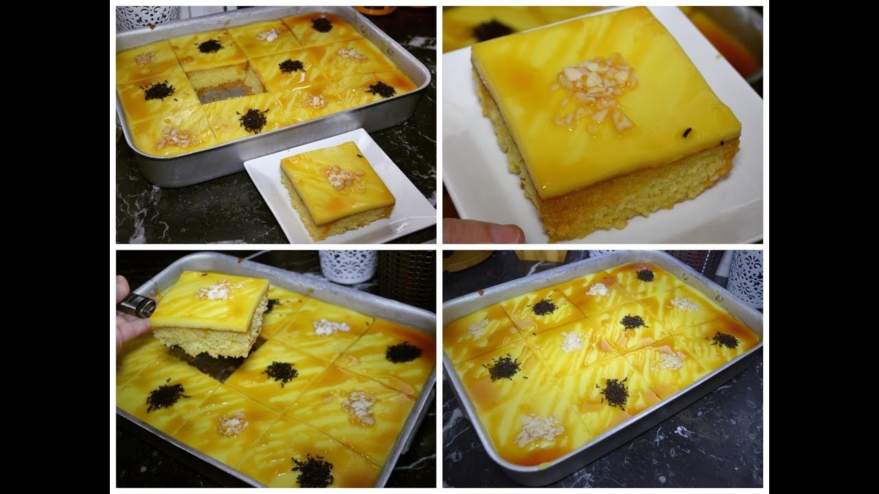 الكيكة المدهشة والاقتصادية بحجم عائلي منعشة ولذيذة جداا برعي وليداتك😋😋