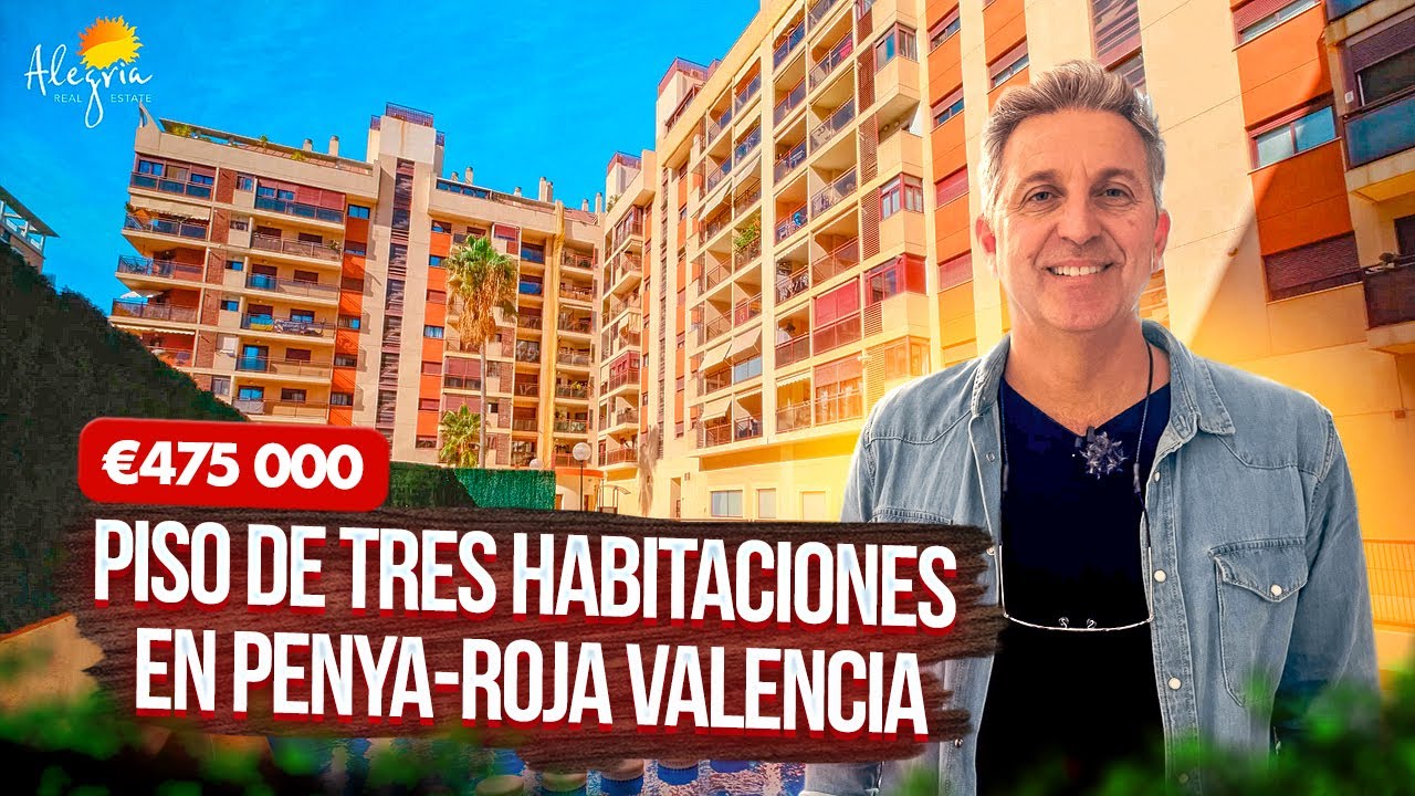 Piso de tres habitaciones en Penya Roja Valencia. Inmobiliarias en Valencia