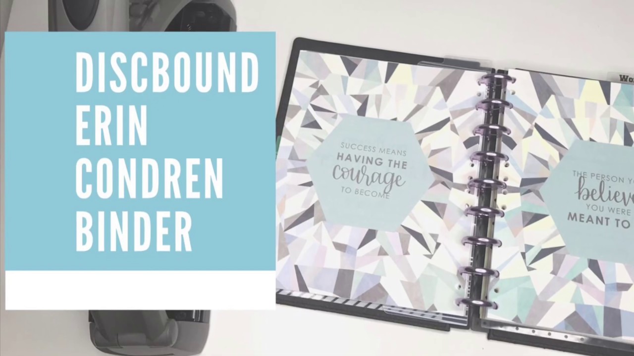 Discbound Erin Condren Binder