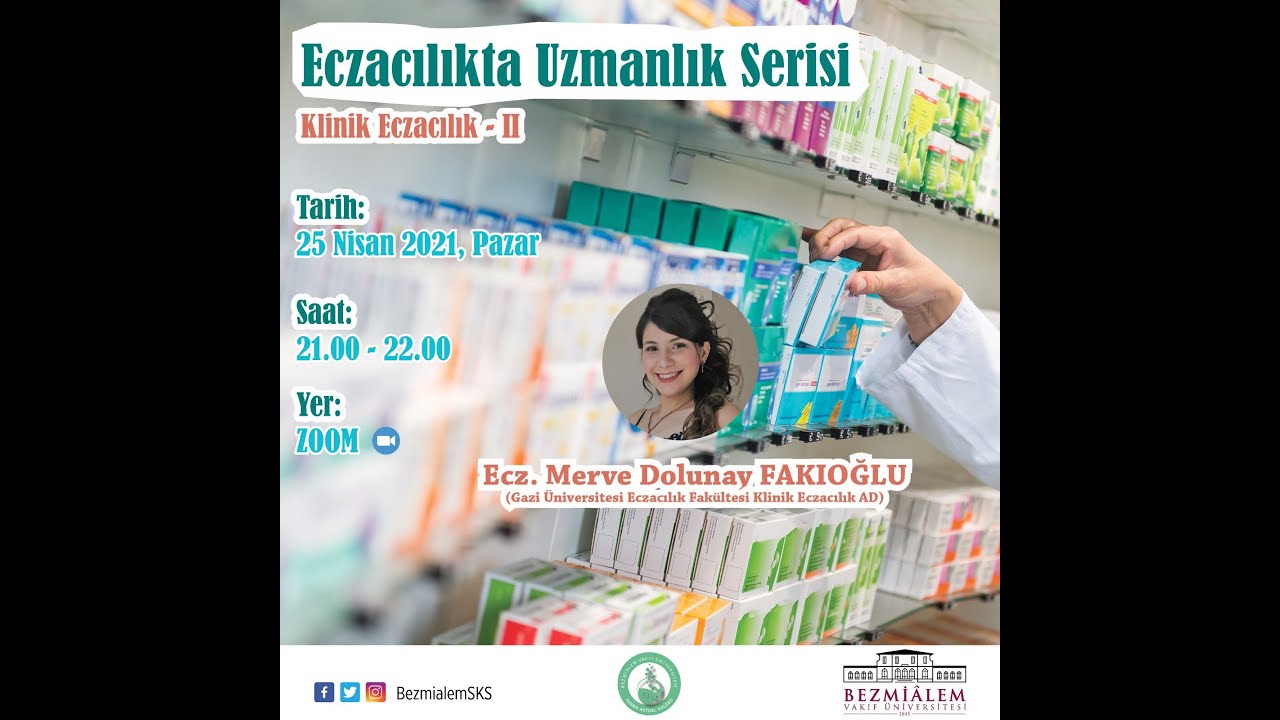 Eczacılıkta Uzmanlık Serisi II - Klinik Eczacılık (Ecz. Dolunay Merve FAKIOĞLU)