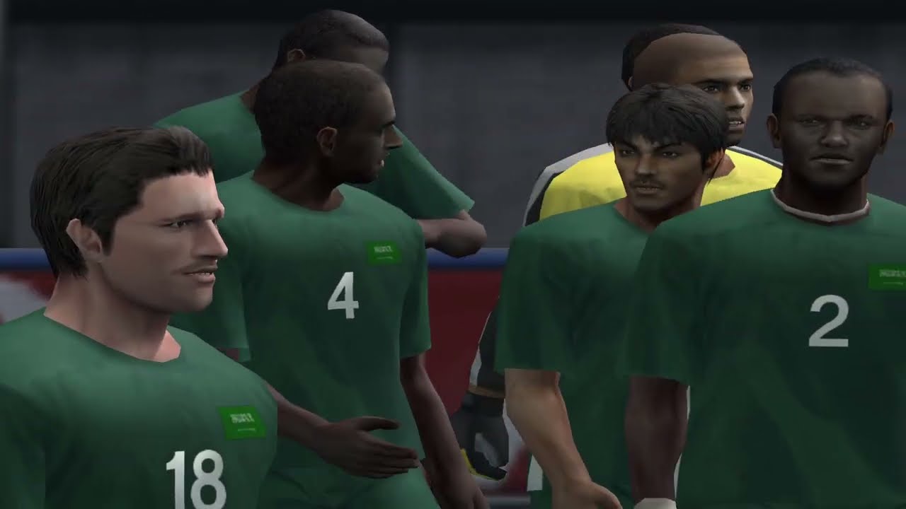 PES 6 | Brazil vs Saudi Arabia | CPU vs CPU