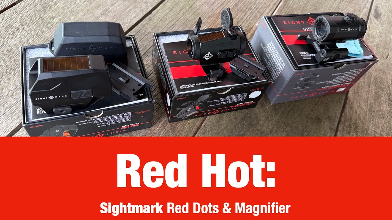Auf den Punkt? Red Dots und ein Magnifier von Sightmark für Drückjagd und Sport