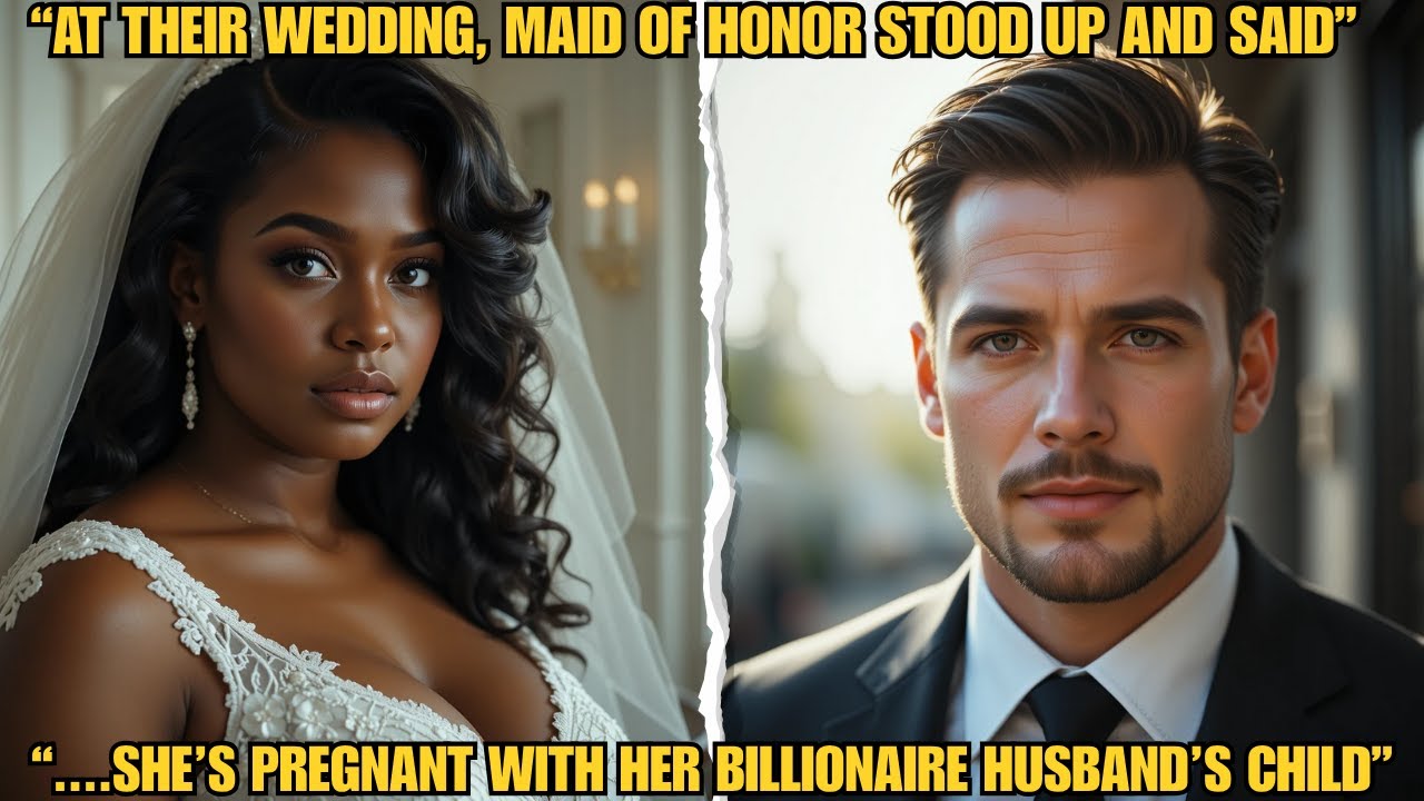 AT THEIR WEDDING, MAID OF HONOR STOOD UP AND SAID SHE’S PREGNANT WITH HER BILLIONAIRE HUSBAND’S CHIL