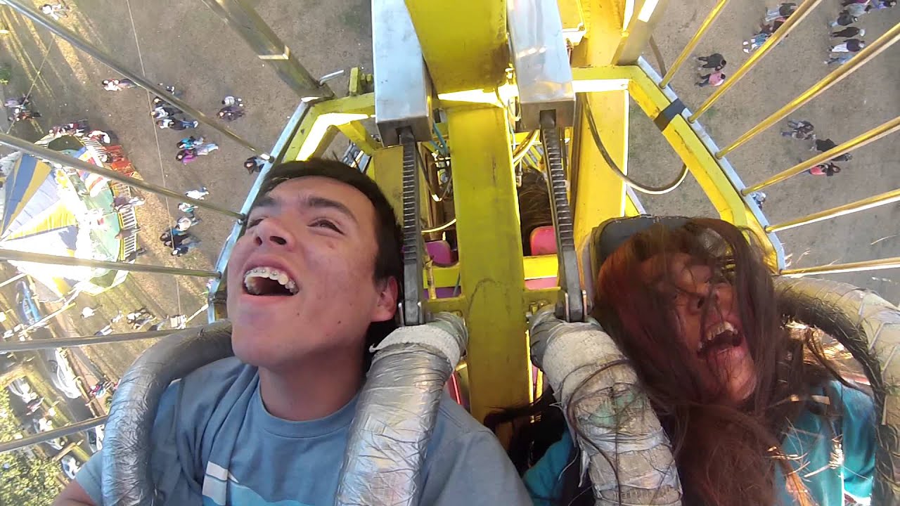 Con mi hermana en kamikaze.