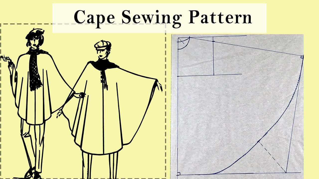 DIY- Draft 2 Cape Sewing Patterns| Easy Sewing Pattern