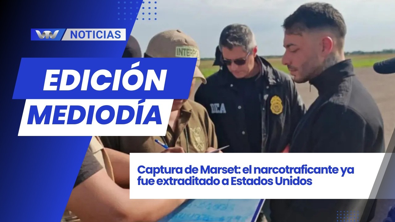 Edición Mediodía 13/03 | Captura de Marset: el narcotraficante ya fue extraditado a Estados Unidos