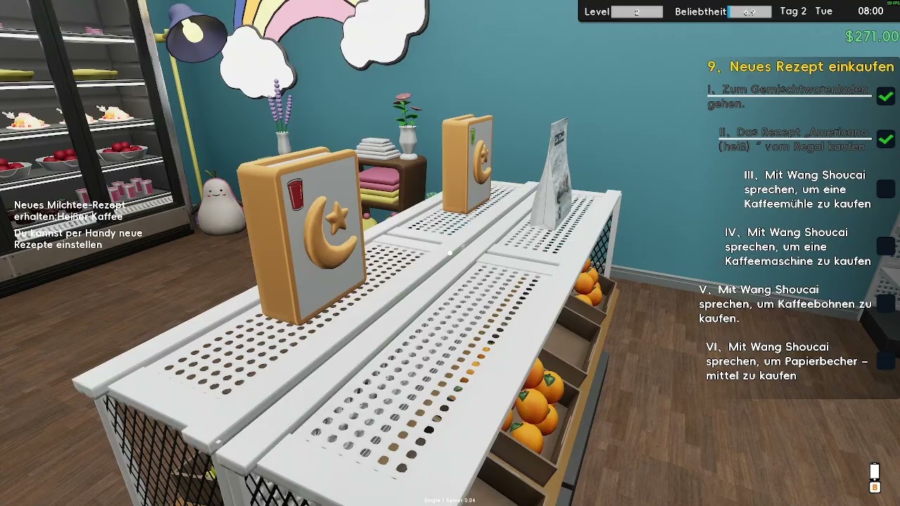 Boba Cafe Simulator Gameplay German Oynanış