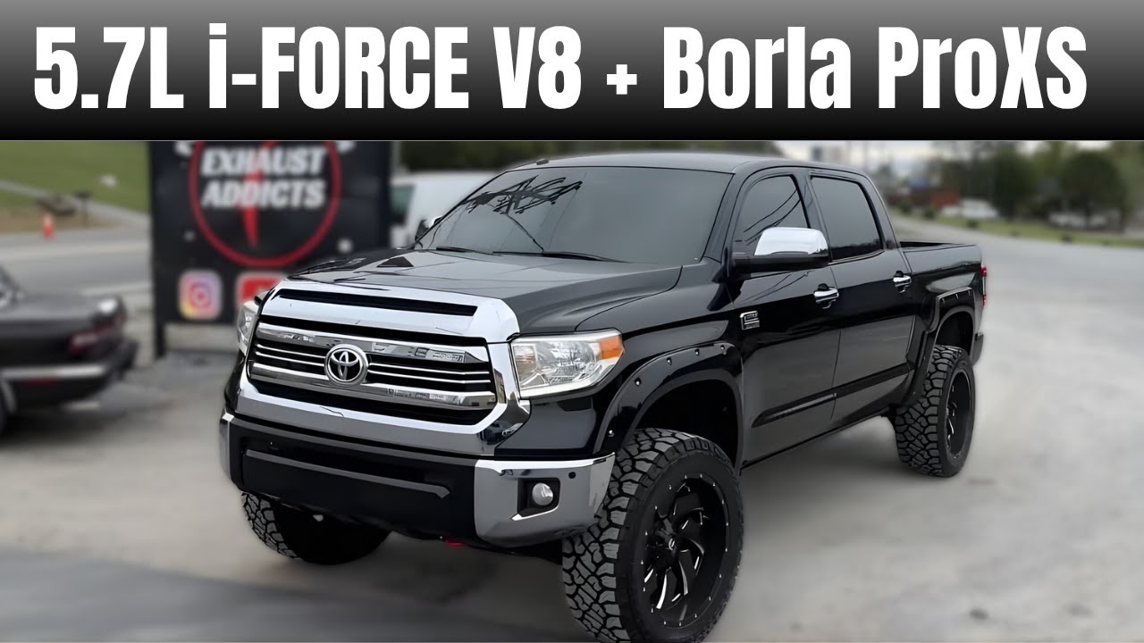 Toyota Tundra 4x4 5,7 л V8 2021 года с Borla ProXS!