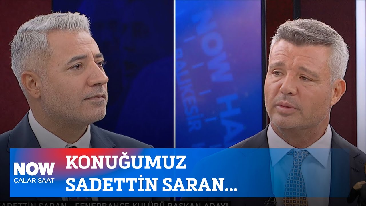 Konuğumuz Sadettin Saran... 29 Ağustos 2025 Çalar Saat