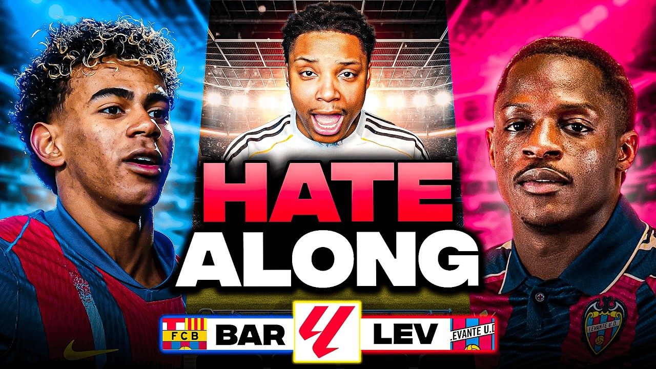 Barcelona vs Levante LIVE 🔴 LALIGA Watch Along & Reaction