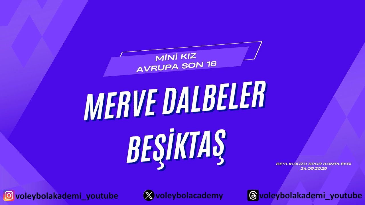 Merve Dalbeler - Beşiktaş / Mini Kızlar Avrupa Son 16 - 1.Set