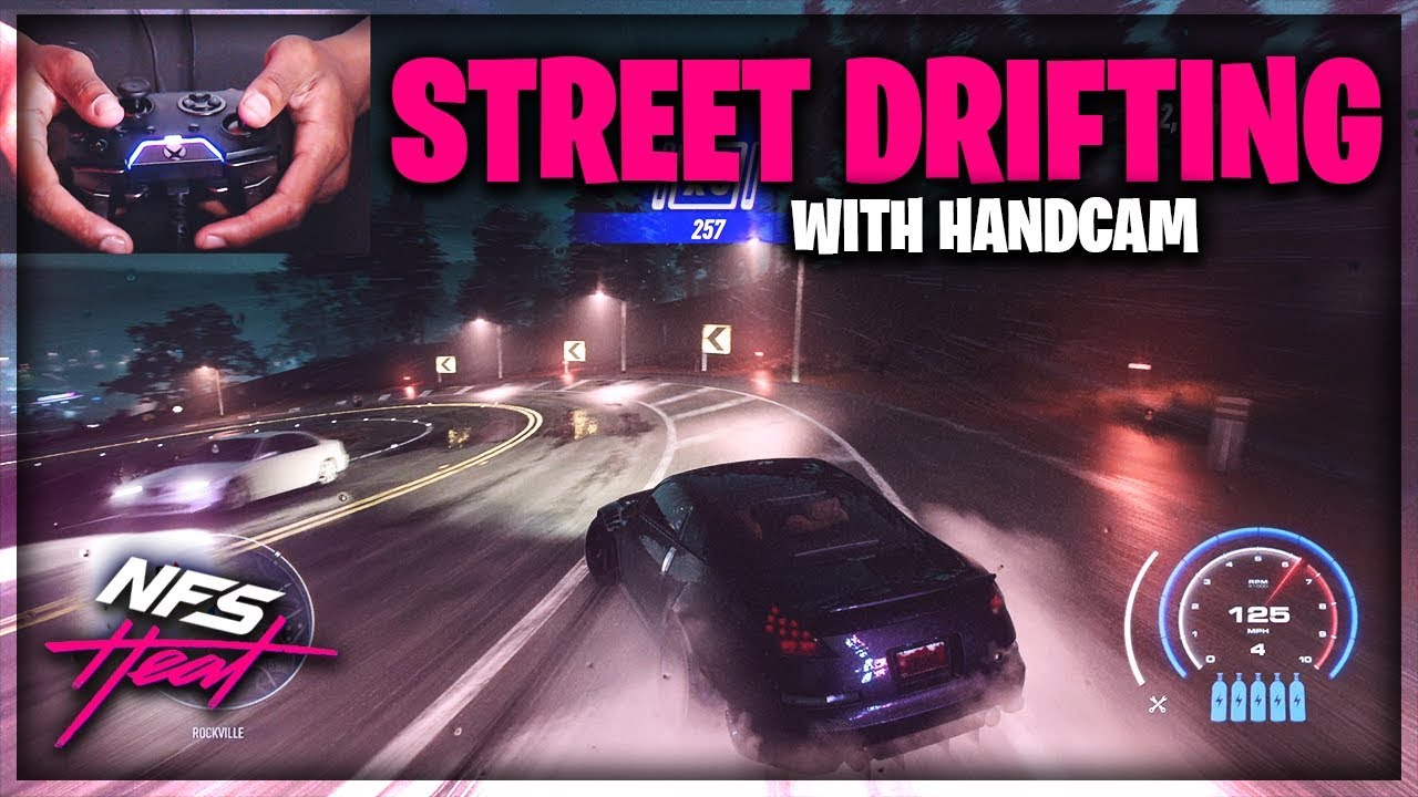 NISSAN 350Z STREET DRIFTING WITH HANDCAM! | Need For Speed Heat