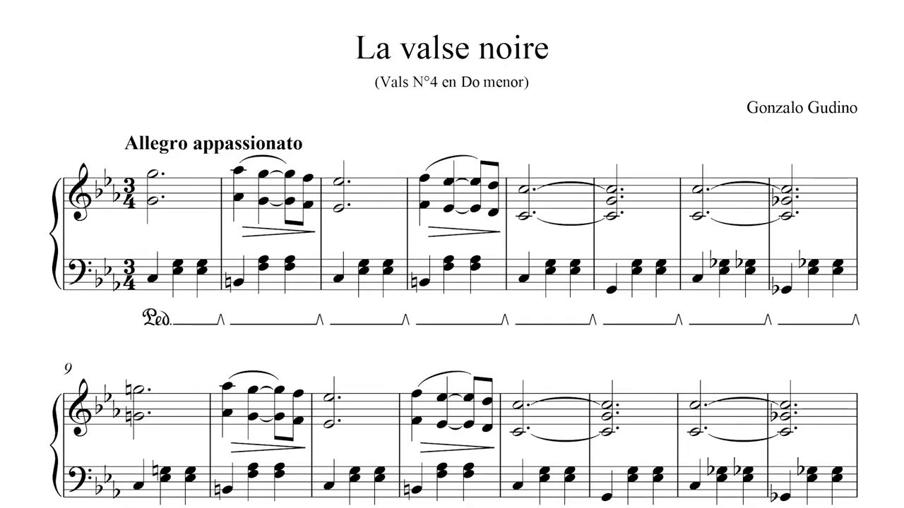 La valse noire - Gonzalo Gudino