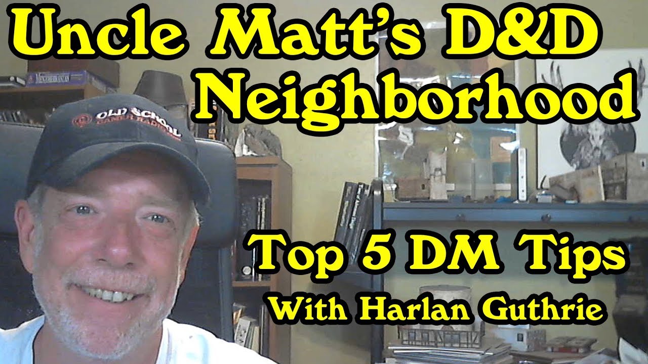 Top 5 DM Tips with Harlan Guthrie