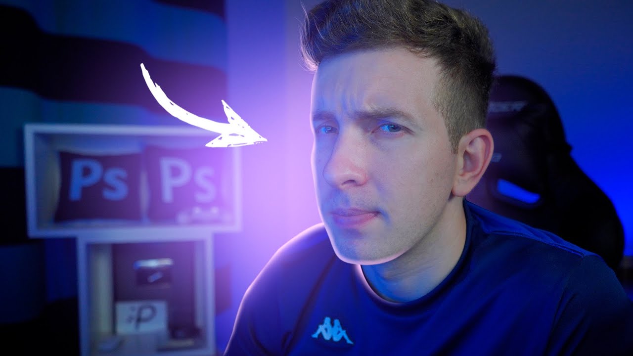 Como fazer Thumbnail no Photoshop | Efeito Brilho de LED no Traçado da Foto