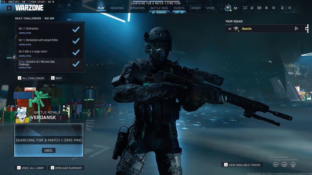 Warzone in the NEW YEAR