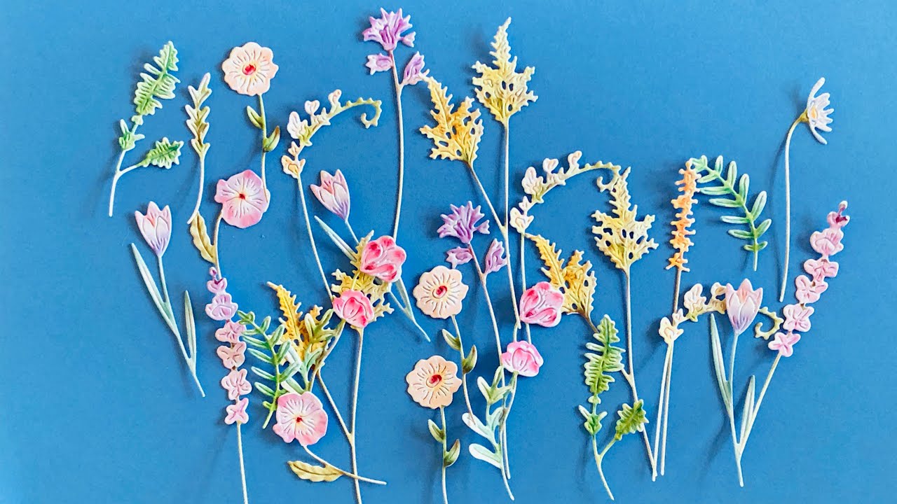 Using Tattered Lace Superfine Flowers Die (#565858) With Charisma Papers