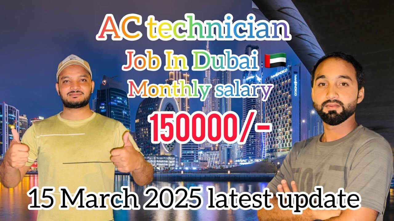 AC Technician Job And Salary In Dubai || Full Details Video..
