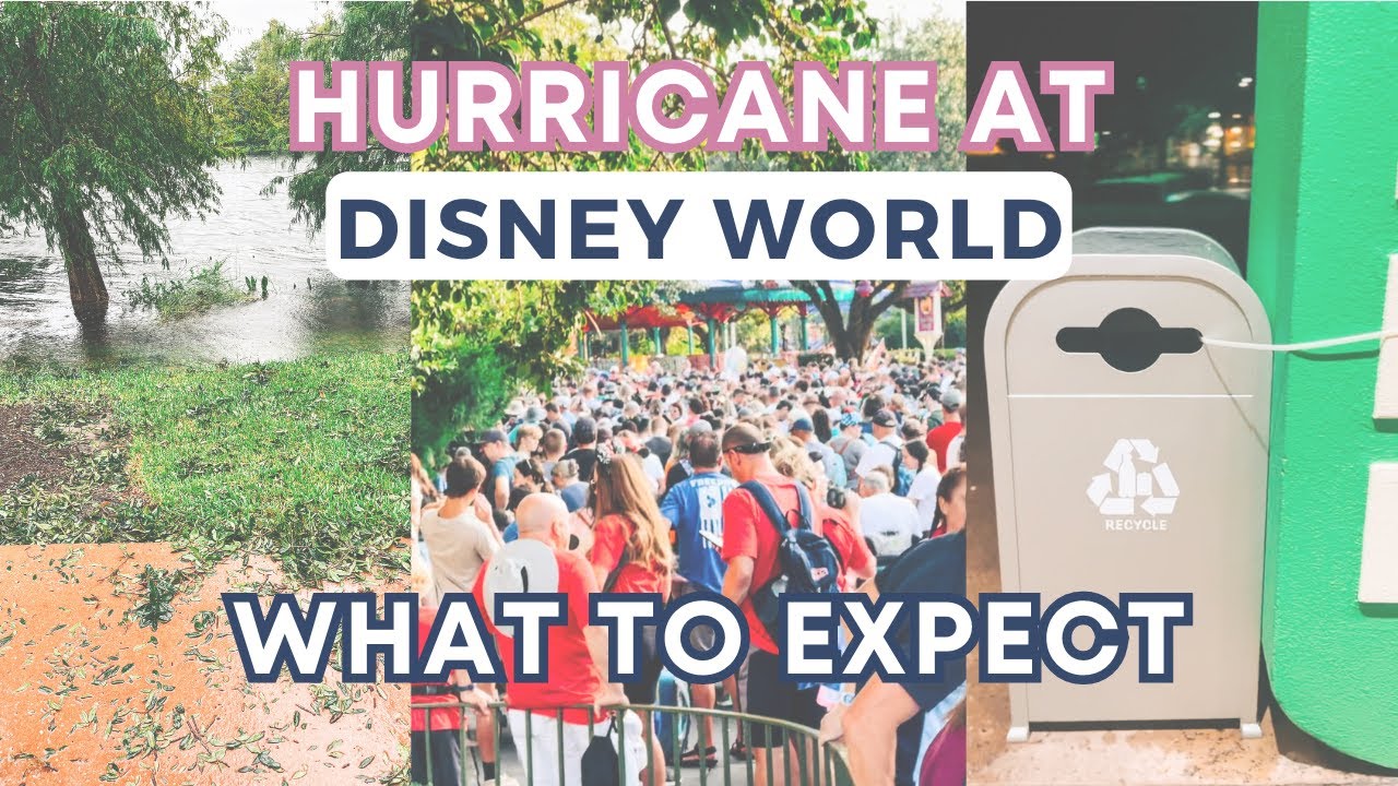 Hurricane at Disney World | Florida Hurricane Idalia 2023