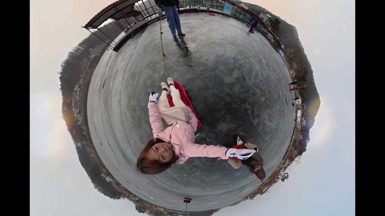 韓國江華島冰湖滑冰趣115/02/04