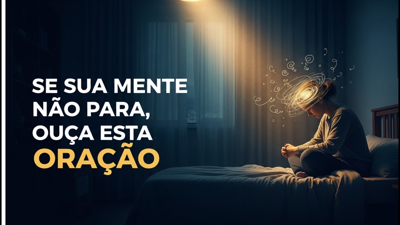 Se Sua Mente Não Para, Ouça Essa Oração | Oração Para Ansiedade e Pensamentos Acelerados