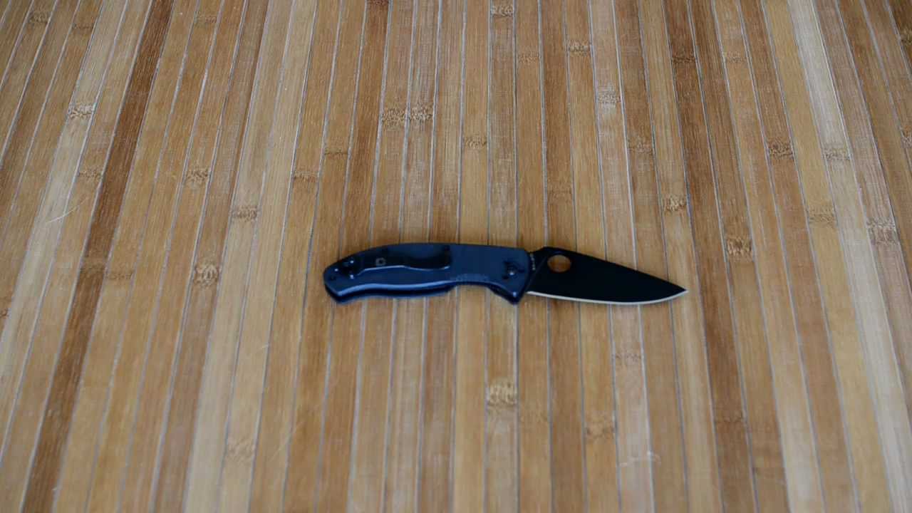 Spyderco Tenacious Black Blade. Обзор
