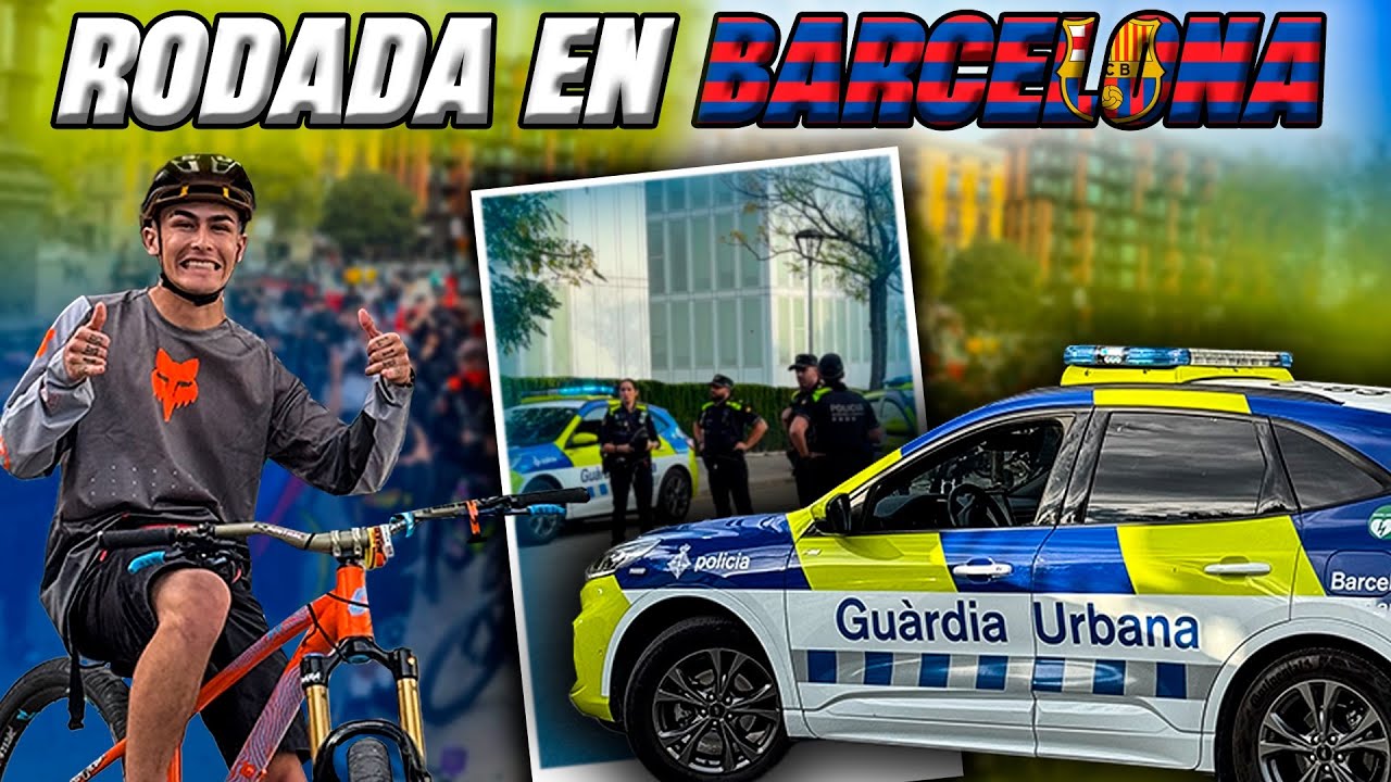 RODADA EN BARCELONA🔥 NO CREERAS LO QUE PASO🚓😱