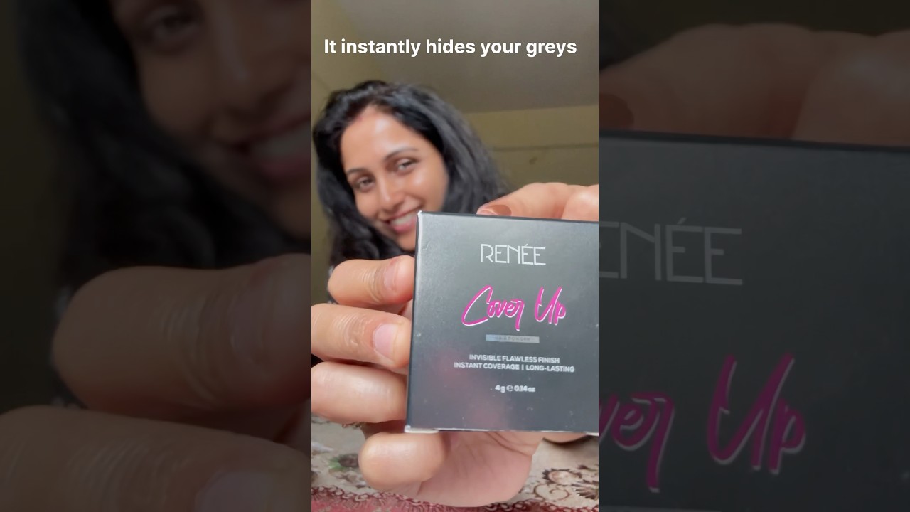 Renee hair cover up#shortsvideo #reviews #reneecosmetics #greyhair #haircare #viralvideo #hair#white