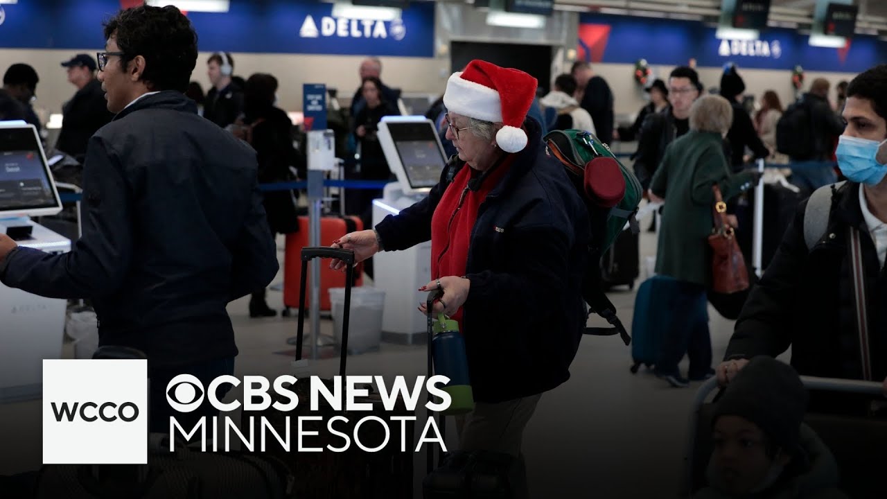 Winter storm impacted holiday travel on the roads and in the air in Minnesota