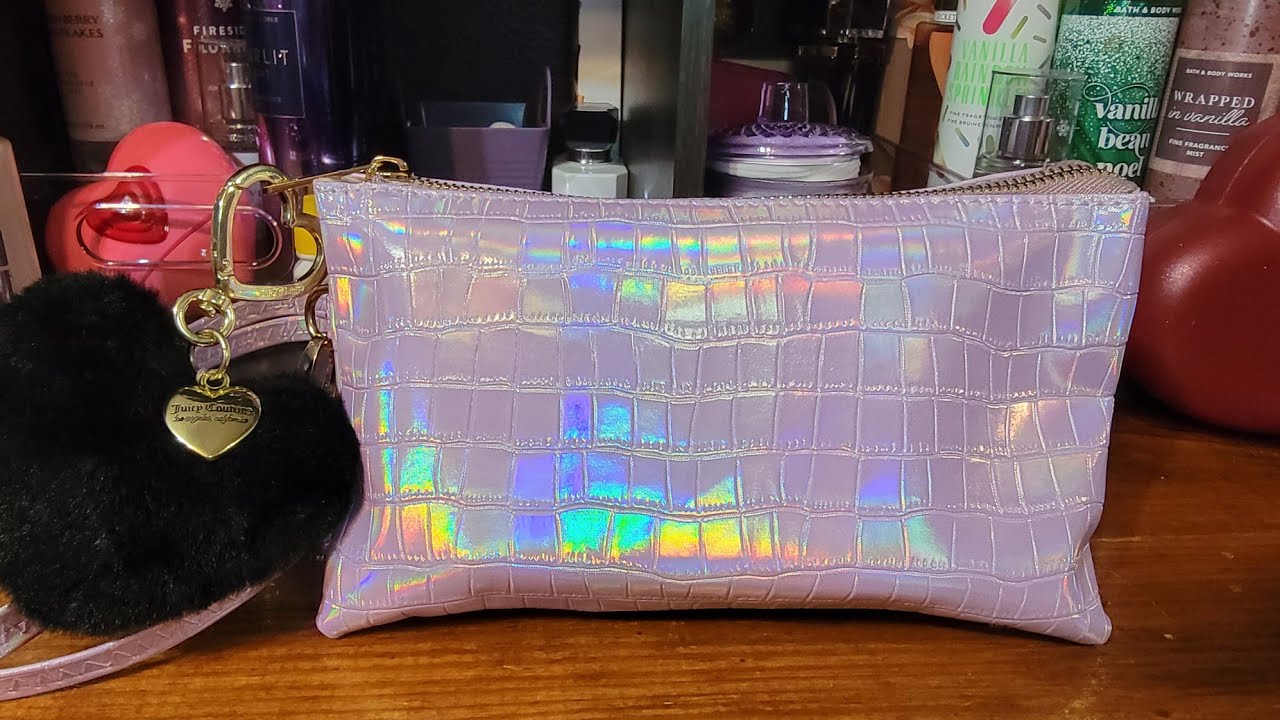 WHAT'S IN MY BAG? 💜Lavender Iridescent Crossbody/Wristlet