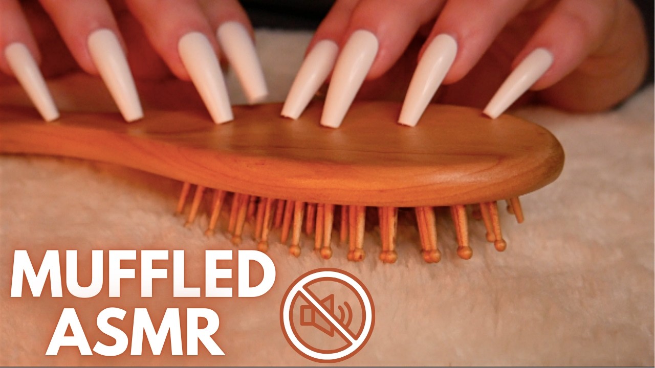 ASMR MUFFLED Tapping & Scratching For Sleep (No Talking, 1 Hour)