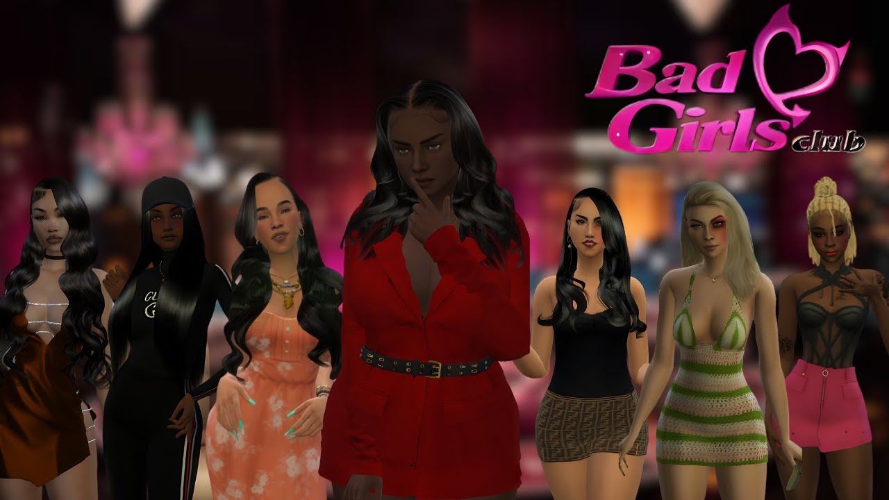 7 GIRLS, 1 BADDIE HOUSE (BAD GIRLS CLUB) Sims 4