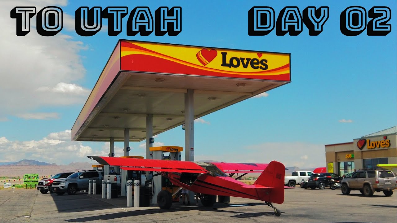 We landed at a gas station 🛬 ⛽