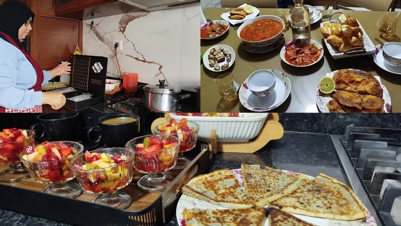 دبارة عشاءاليوم الثاني في رمضان وسهريتي مع اختي مشترياتي لزهات كوجينتي 