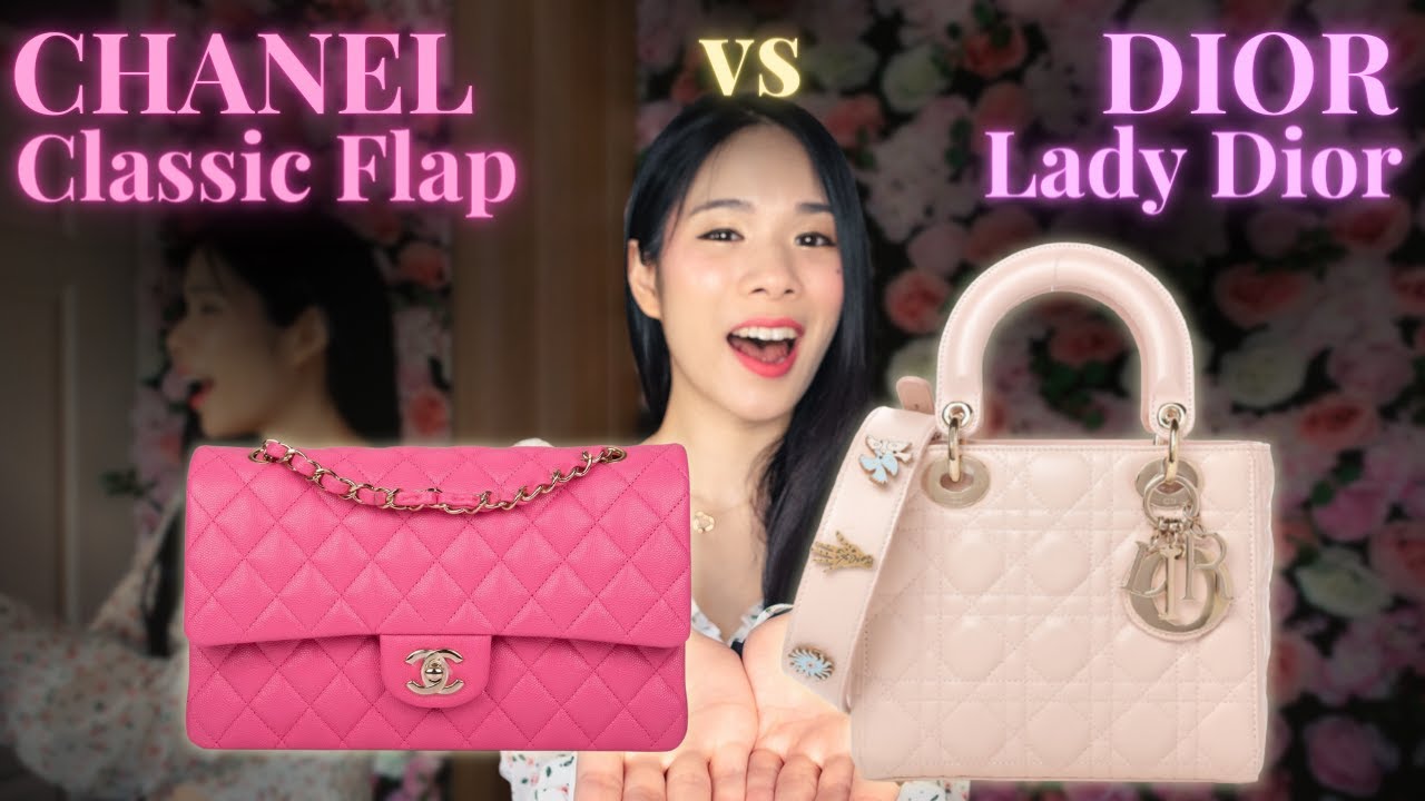 COMPARISON My Lady Dior Small vs Chanel Small Classic Flap - Pros Cons What Fits Inside