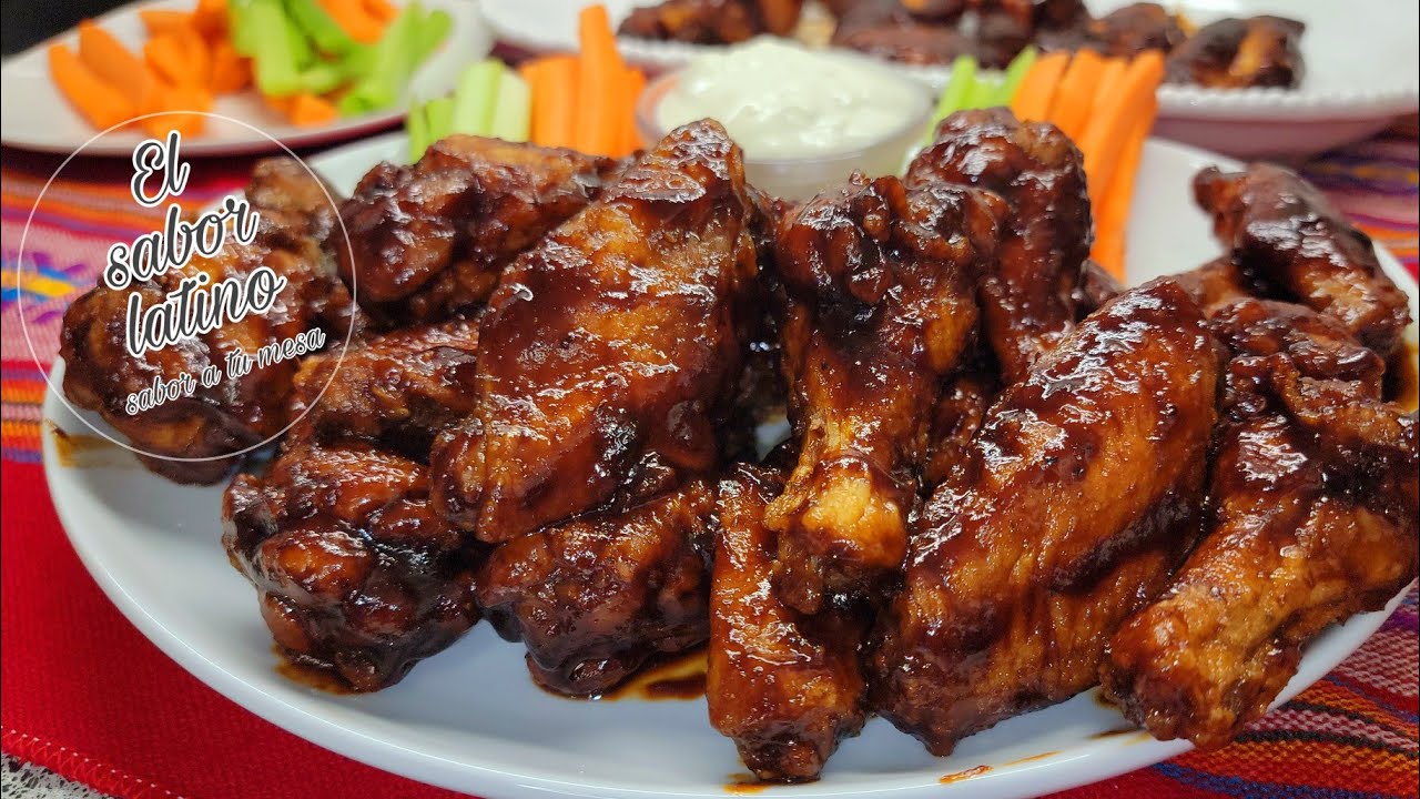 🔴 Como hacer Alitas de Pollo a la BBQ |Fácil y Ricas💥
