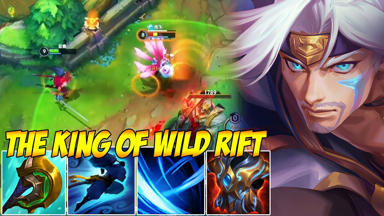 THE KING OF WILD RIFT WITH YASUO - SO BROKEN CHAMP