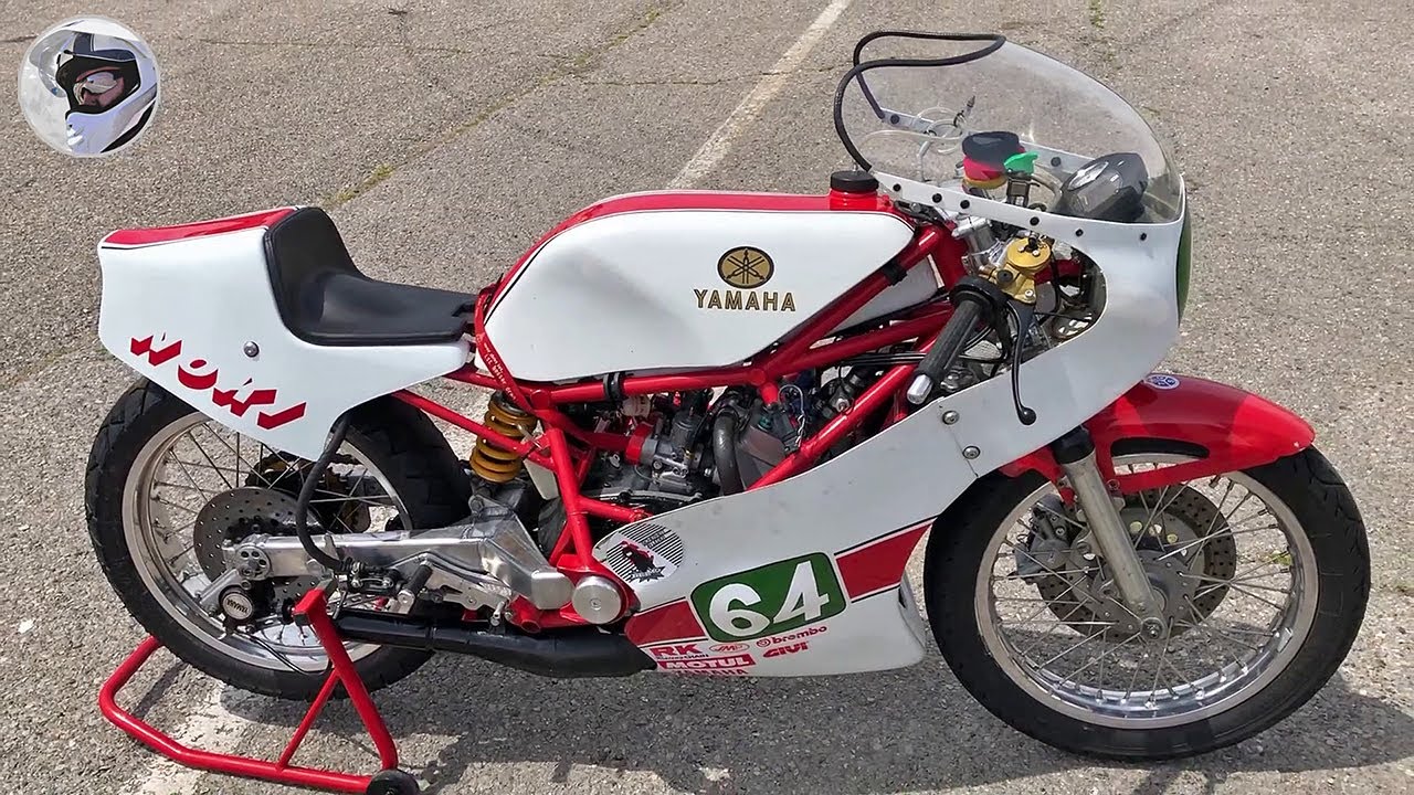 NOKI Yamaha TZ 250 - TZ engine in chassis made by Norbert Kienzler