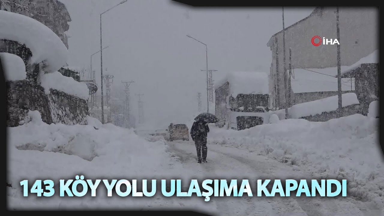Tunceli’nin Ovacık İlçesi Kara Gömüldü