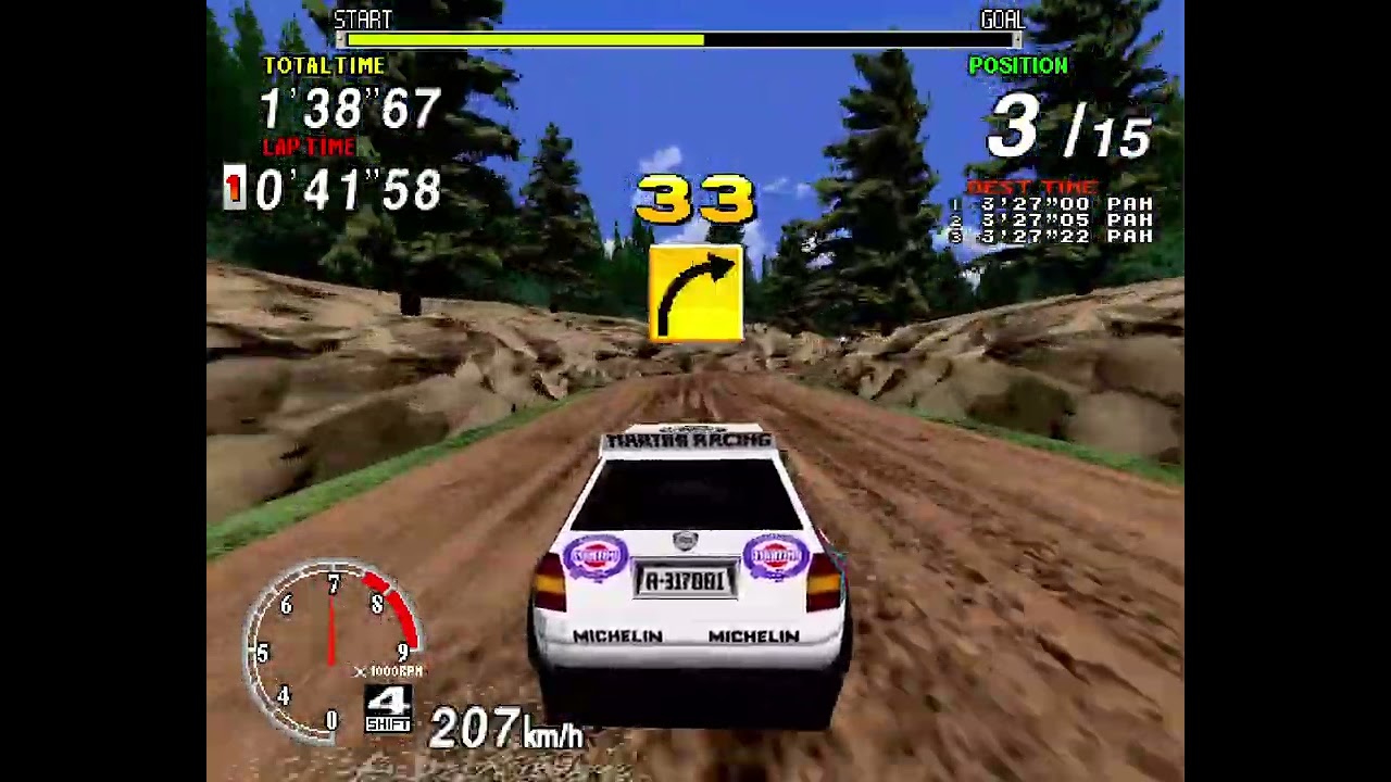 Sega Rally Championship Model 2 Arcade emulator.