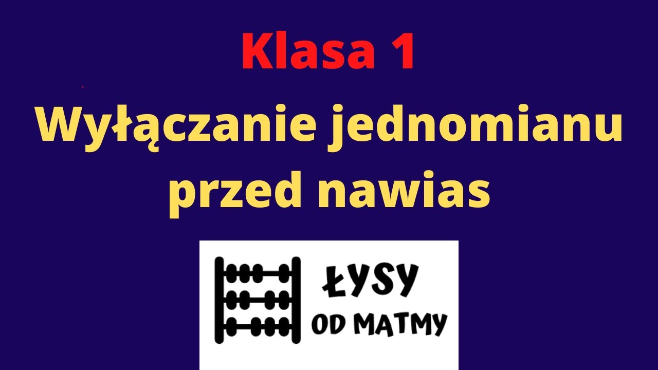 Wyłączanie jednomianu przed nawias - najlepsza metoda, bo aż dwie xD