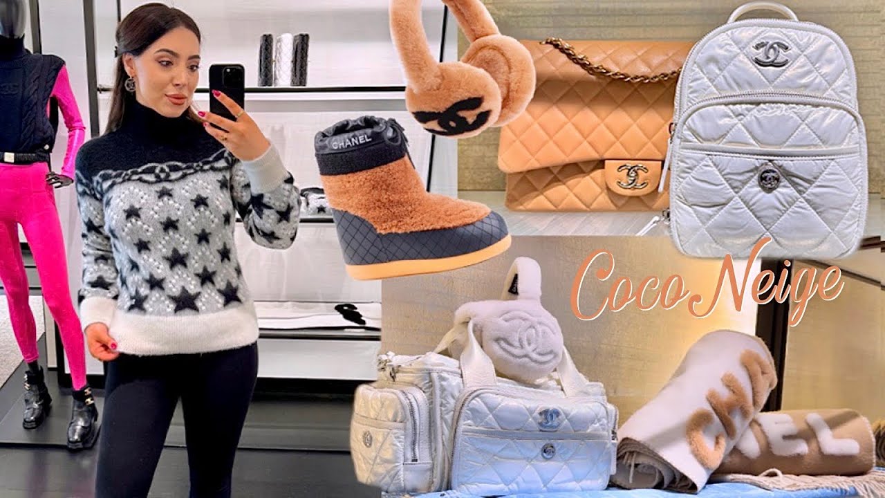 Chanel Coco Neige 23N Winter Ski Collection- New Bags, Shoes & RTW London Shopping Vlog