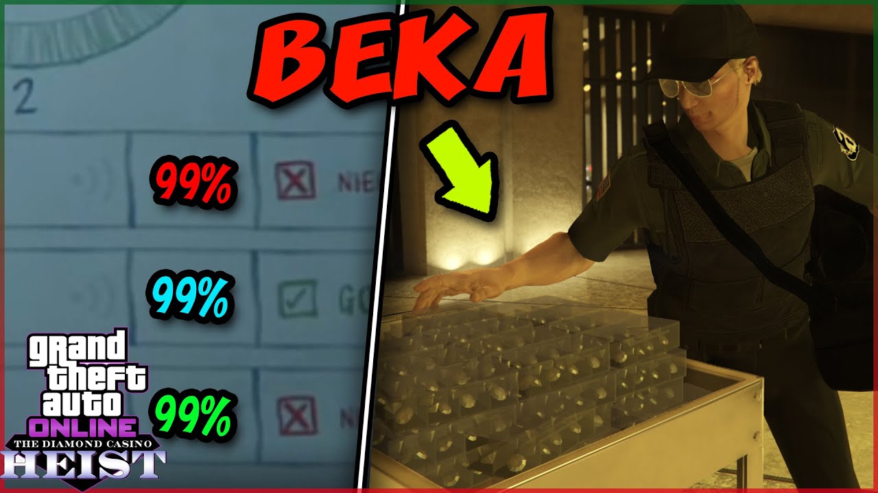 99% NA DIAMENTACH ... - GTA ONLINE Napady na kasyno z randomami