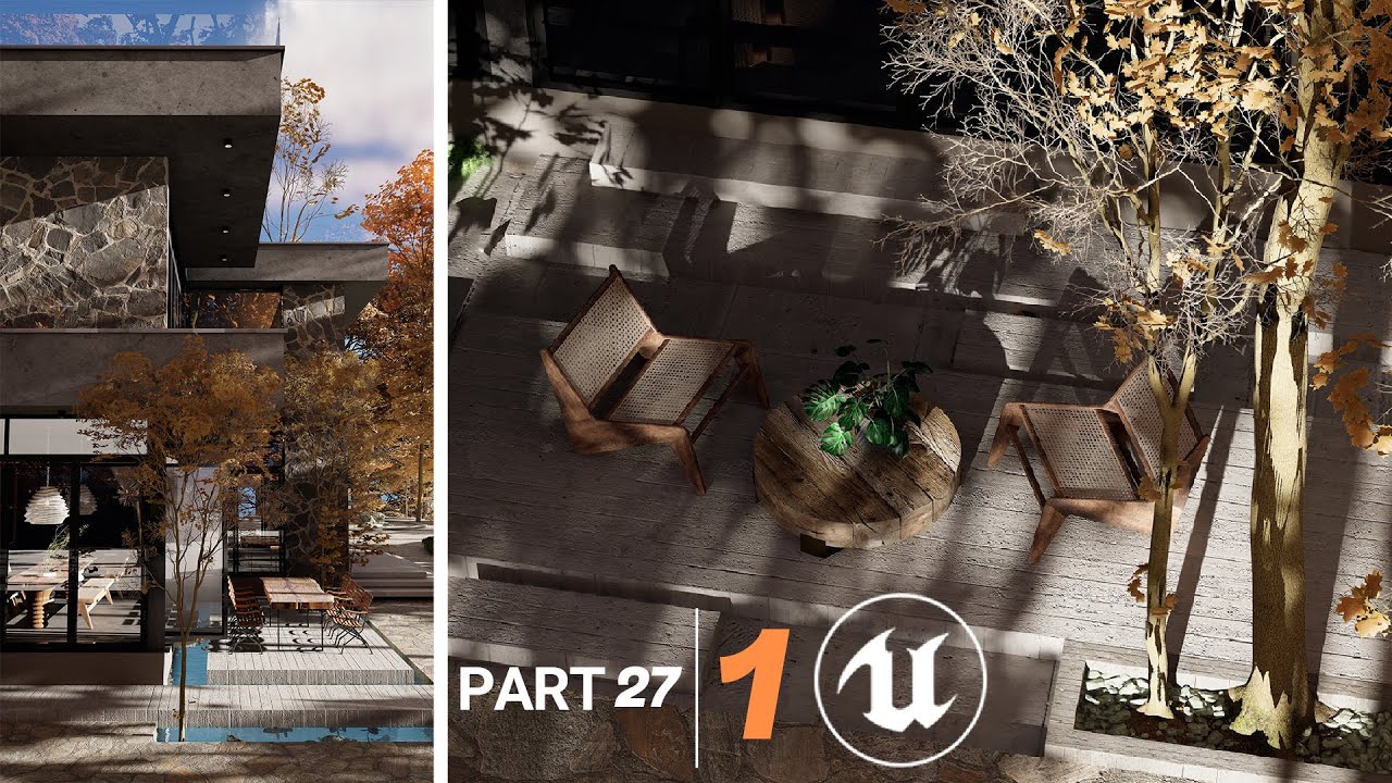 Lighting in Unreal Engine | قسمت اول) نورپردازی فضای خارجی در آنریل انجین 5 (جلسه بیست و هفتم))